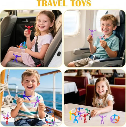 10-Pack Silicone Magnetic Fridge Magnets - Fun Sensory Fidget Toys for Stress Relief, Travel, and Gifting!